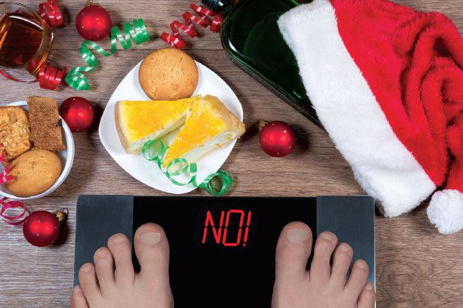 Čez praznike se zredimo za 1,5 kg