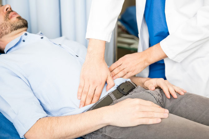 Bolečina v zgornjem delu trebuha